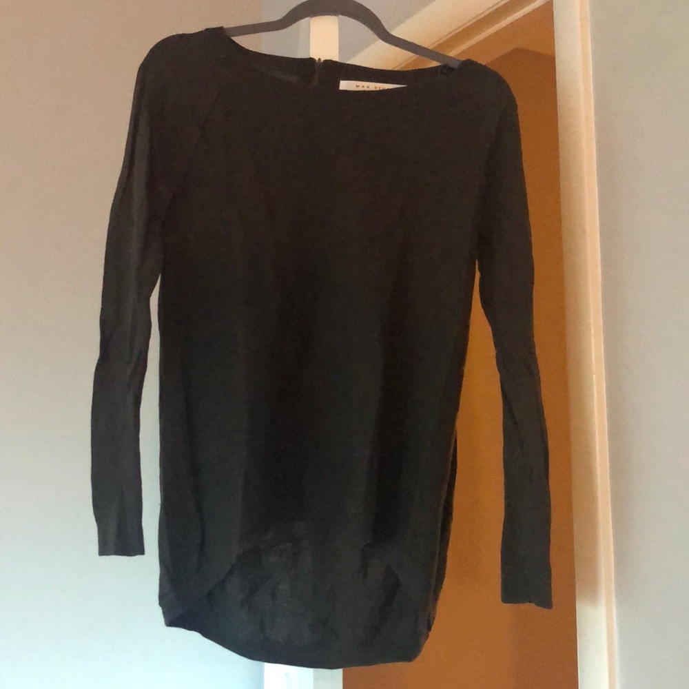 Olive Green long sleeve sweater shirt